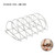 Stainless Steel Barbecue Bracket Rib Rack Barbecue Grilling Rack Non Stick Beef Steak Holder for Outdoor Picnic Barbecue Supplies