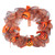 Halloween Door Wreath Decorations Front Door Hanging Pumpkin Mesh Wreath for Walls Windows Tables