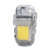 Arc Cigarette Lighter IP56 Waterproof Wind Proof LED Lighting Portable Multifunctional Dual Arc Lighter Silver