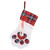 Christmas Gift Bags Dog Pet Paw Socks Hanging Doll Toy Gifts Decoration