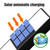 Solar Light Outdoor LED Solar Light Waterproof Outdoor Solar Wall Light for Front Door Backyard Garage Deck