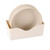 Fruit Plate Tray Multipurpose Salad Dish Eco Friendly Kitchen Dinner Plate for Household(Beige 5 Round Plate  Base )