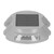 12LED Solar Driveway Deck Light IP68 Waterproof Solar Driveway Dock Lamp for Sidewalk Garden 600mAH Blue Light