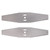 5pcs Grass Trimmer Replacement Blades Steel Electric Mower Head Blades Garden Tool for Cutting Grass Weeds Underbrush Thorns
