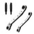 1/4-3/16-5/16-3/8 Air Conditioner Valve Ratchet Wrench with 2 Hexagon Bit Adapter Kit for Air Refrigeration Tools Equipment Repair Tools Clearance