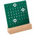 Wooden Kids Calendar DIY Hand Operated Develop Planning Skills Perpetual Calendar for Home Green