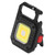 COB Small Flashlights Rechargeable Portable Mini Pocket Lights with Folding Triangle Bracket for Fishing Camping