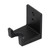 Bottomless Portafilter Rack Aluminum Alloy Viscose Perforated Dual Purpose Coffee Tamper Wall RackBlack