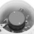 40W 220V Wall Mounted Exhaust Fan Low Noise Home Bathroom Kitchen Garage Ventilation (White)