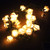 9.8ft Rose Rattan LED Light String with 20 Lights PE Flower String Lights Christmas Decoration DIY Wreath Colored 9.8ft 20 Lights