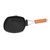 Frying Pan Outdoor Household Folding Beech Handle Energy Saving Non Stick Stripes Steak Special Pan Grilling Pan 20x20cm