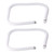 2Pcs Pool Pump Hose Replacement Leakproof Elastic Filter Pump Tube with Fixed Buckle