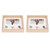 2Pcs Picture Frames Innovative Decorative Photo Display for Tabletop Wall Mount Home Decoration