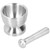 Mortar Pestle Set Stainless Steel Manual Garlic Press Grinder Crusher Kitchen AccessoryS