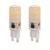 2 Pcs G9 LED Bulb 3W 3000K 46 LEDs Warm White Dimmable Flickering Free G9 LED Light Bulbs
