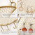 Hanging Jewelry Holder Wall Mounted Metal Mesh Jewelry Display Rack for Necklace Bracelet Earrings