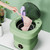 Portable Washing Machine for Underwear, Baby Clothes 6.5L Foldable Small Washer Deep Cleaning for Dorm Camping Travel