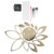 DIY Mirror Wall Clock Stickers Modern Decor for Home Living Room Background StickerGold