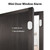 Mini Door Window Alarm Home Security 433Mhz Wireless Magnetic Sensor Anti-Theft Alarm Sound Easy Installation for Home Garage Apartment Door Alarm Security System Low Voltage Alarm