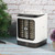 Portable USB Air Conditioner Fan Air Cooler Humidifier with LED Light for Home Office Bedroom