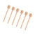 50Pcs/set Household Wooden Jam Honey Dipper Jar Dispensing Collecting Stirring Rod Stick 10cm