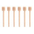 50Pcs/set Household Wooden Jam Honey Dipper Jar Dispensing Collecting Stirring Rod Stick 10cm