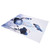 Blackout Curtain Waterproof Flower Printing Shower Curtain with Hooks for Bathroom Bedroom Living Room Study180x180cm