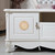 4Pcs 10cm Round Shape Wood Carving Applique for Home Furniture Cabinet Decoration Ornament