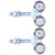 2Pcs Door Hanging Wheel Pulley Roller Glass Door Accessory for Barn Door Diameter 35mm