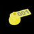 1-100 Number Plastic Livestock Ear Tag Animal Tag for Goat Sheep Pig (Yellow)