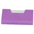 Business Name Card Holder Case Stainless Steel Organizer Portable for Business WorksPurple 336#
