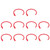 10 PCS Plastic Cow Nose Ring Large Cattle Breeding Nose Ring Livestock Nose Traction Rings