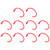 10 PCS Plastic Cow Nose Ring Large Cattle Breeding Nose Ring Livestock Nose Traction Rings