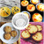 30Pcs Egg Tart Molds Mini Aluminum Cake Muffin Moulds Tins Pans Non Stick Cupcake Cake Moulds Kitchen Reusable Baking Tools