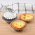 30Pcs Egg Tart Molds Mini Aluminum Cake Muffin Moulds Tins Pans Non Stick Cupcake Cake Moulds Kitchen Reusable Baking Tools