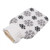 2000ML Hot Water Bottle Hot Water Bag with Soft Knitted Cover for Neck Shoulder Warm for Winter Snowflake