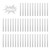 50PCS Acrylic Popsicle Sticks Reusable Cakesicle Sticks Party Favors for DIY Ice Cream Popsicle
