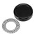 Magnetic Push Slider Mini Push Coin Clickers Aluminum Alloy Rotating Fingertip Stress Relief Toys for 14 Years Above Black