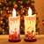Christmas LED Candle Light Bright Flickering Bulb Battery Operated Realistic Flames Fake Candle