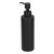 304 Stainless Steel Black Lotion Bottle Slim Soap Dispenser for Bathroom Home Hotel