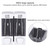 2x350ml Bathroom Wall Mounted Soap Shampoo Box Sanitizer Dispenser Lotion Liquid Pump