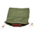 Leather Canvas Foraging Pouch Belt Fruit Picking Bag for Camping Fruit CollectingArmy Green