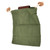 Leather Canvas Foraging Pouch Belt Fruit Picking Bag for Camping Fruit CollectingArmy Green