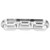 Stainless Steel Sauce Dish Seasoning Dish Snack Plate Divided Food Dipping Bowl Kitchen Tableware3 Grids