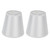 2PCS Modern Fabric Lampshade Clip On Wall Lamp Chandelier Lamp Shade for E14 Screw Table LightPT10 White