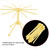 Noodle Spaghetti Pasta Drying Rack Stand Dryer Foldable Kitchen Tool (Yellow)
