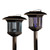 Solar Mosquito Killing Lamp Lawn Lamp Bug Zapper Outdoor Insect Fly Zapper Electric Shock Mosquito Zapper for Garden Yard Lawn Use