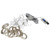 3x3 m Copper USB Wire Curtain Light String for Home Christmas Decoration with Remote Control