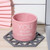4Pcs Household Dining Table Thicken TPR Coaster Hollow Heat Insulated Cup Pad MatsHexagonal Grid Type Gray