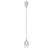 Stirring Spoon 304 Stainless Steel Long Handle Spiral Cocktail Spoon Bar AccessorySilver